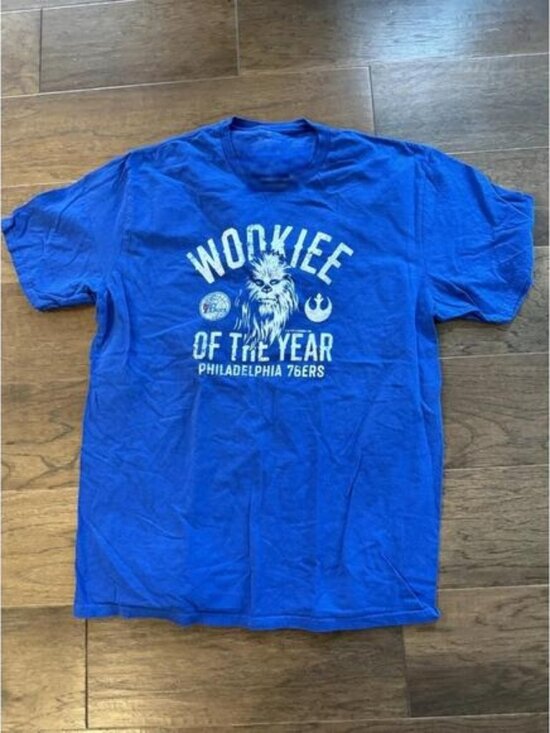 Other - Sixers Xl Wookie Of The Year Chewbacca T Shirt Philadelphia 76Ers